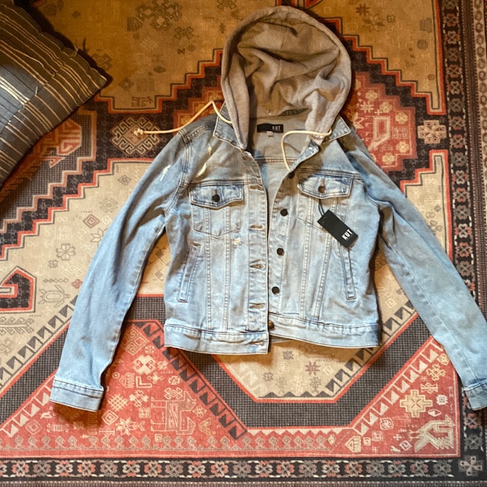 Kut hooded denim jacket